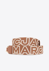 Marc Jacobs The Thin Outline Logo Webbing Strap Brown 2S3SST002S02 0-213