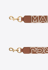 Marc Jacobs The Thin Outline Logo Webbing Strap Brown 2S3SST002S02 0-213