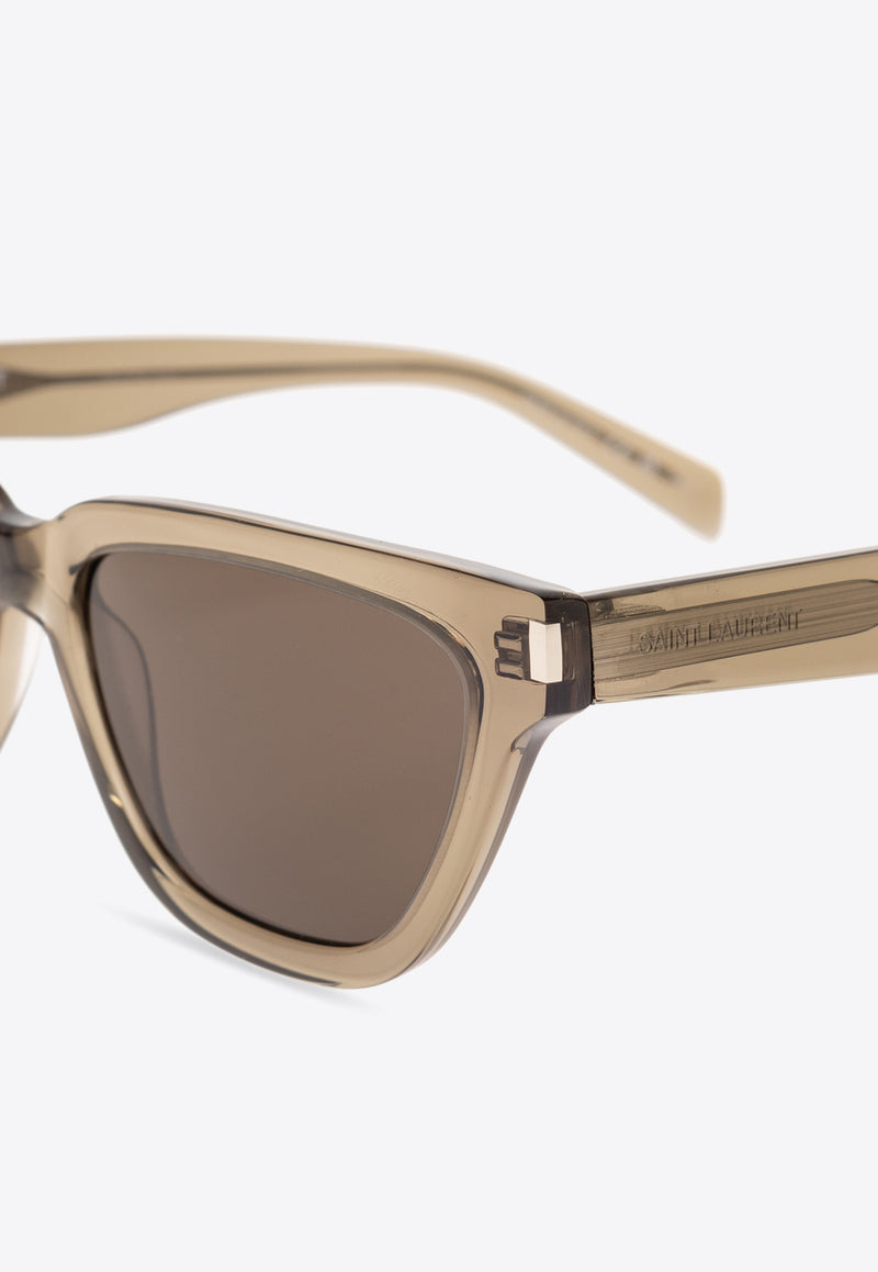 Saint Laurent Sulpice Cat-Eye Sunglasses Gray 660372 Y9956-2500