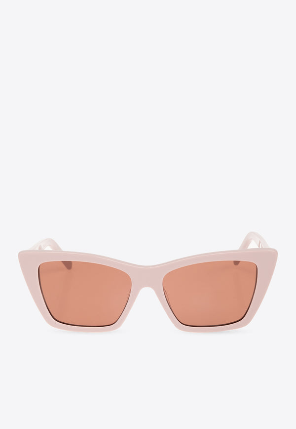 Saint Laurent Mica Butterfly Sunglasses Pink 713723 Y9956-5900