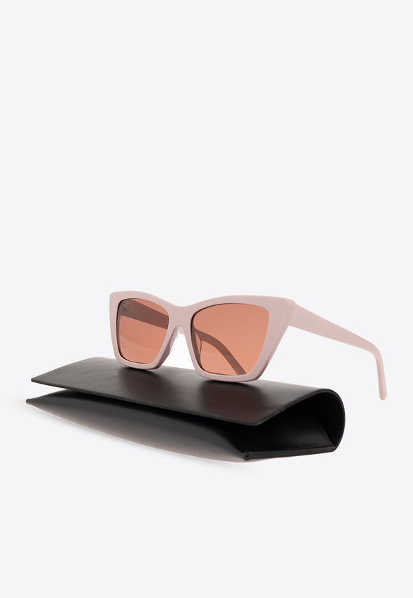 Saint Laurent Mica Butterfly Sunglasses Pink 713723 Y9956-5900