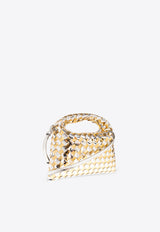 Bottega Veneta Mini Hop Intrecciato Shoulder Bag Gold 777572 V3X72-8105