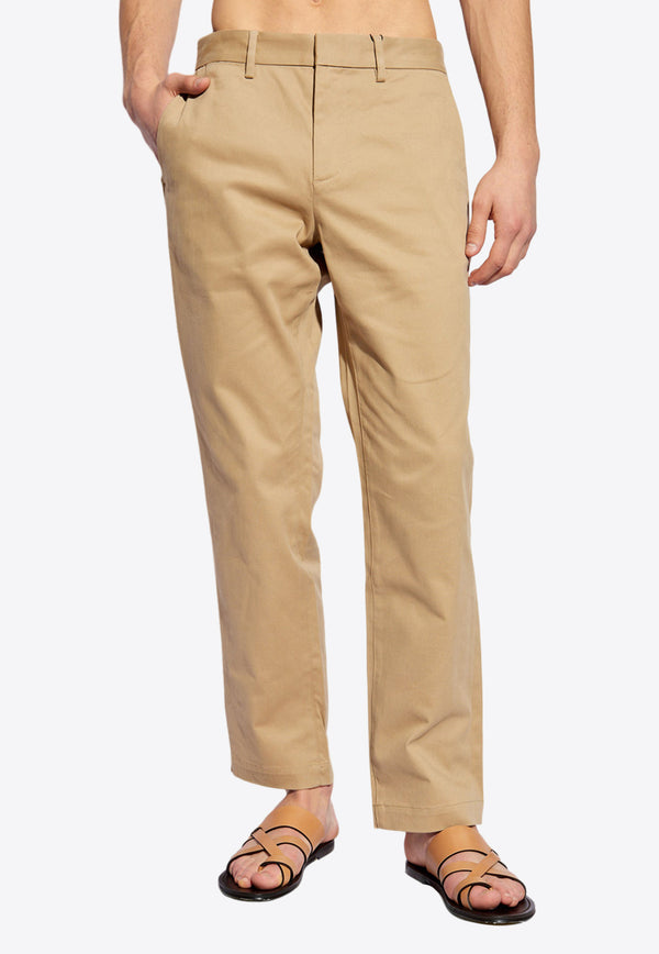 Saint Laurent Straight-Leg Chino Pants Beige 779715 Y20BA-8461