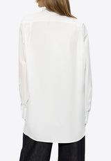 Stella McCartney Plastron Oversized Shirt White 620114 SMA90-9000