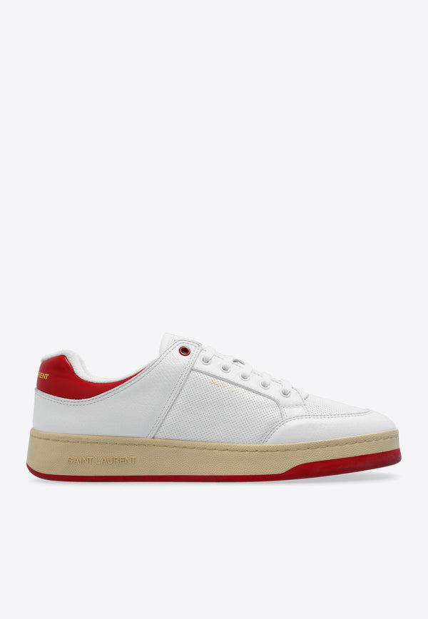 Saint Laurent SL/61 Low-Top Leather Sneakers White 713600 2W4AA-9226