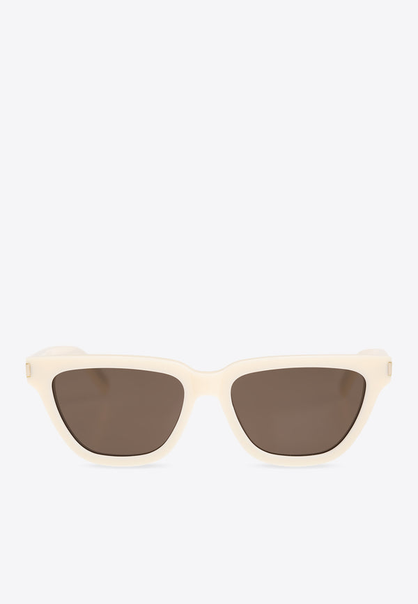 Saint Laurent Sulpice Cat-Eye Sunglasses Gray 660372 Y9956-9200