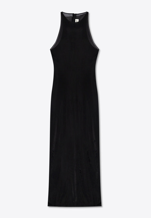 Saint Laurent Sleeveless Maxi Dress Black 771687 Y37LI-1000