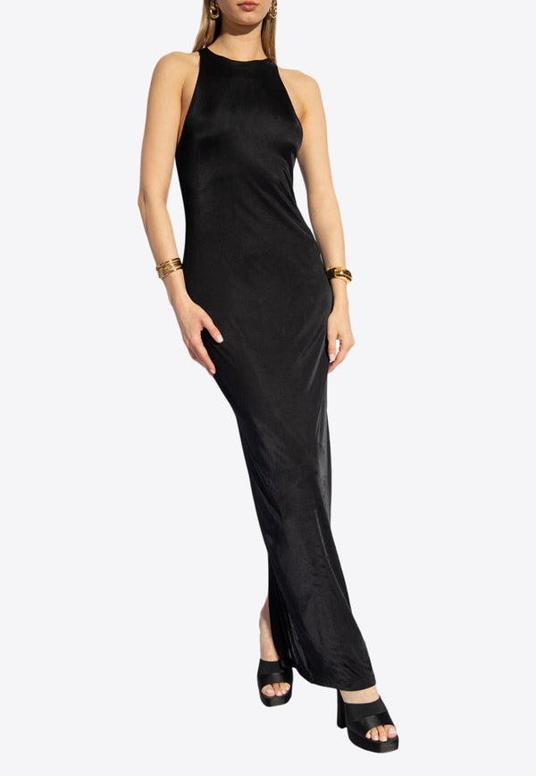 Saint Laurent Sleeveless Maxi Dress Black 771687 Y37LI-1000