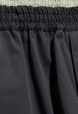 Bottega Veneta Double-Layer Twill Shorts Gray 785715 V3G20-1235