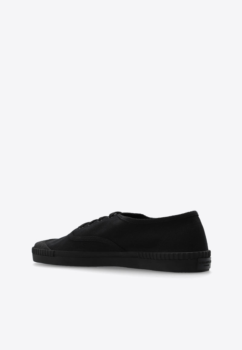 Saint Laurent Wes Low-Top Sneakers Black 776199 GUZ00-1000
