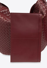 Bottega Veneta Maxi Sardine Intrecciato Leather Tote Bag Burgundy 786167 V3IV8-6446