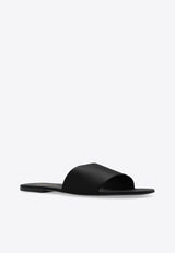 Saint Laurent Carlyle Silk Slides Black 776915 9QN00-1000