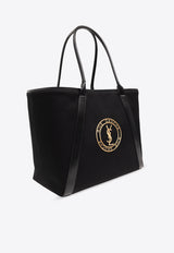 Saint Laurent Rive Gauche Logo Top Handle Bag Black 780096 FAC3I-1075