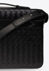 Bottega Veneta Getaway Slim Leather Briefcase Black 786662 V2HL1-8803