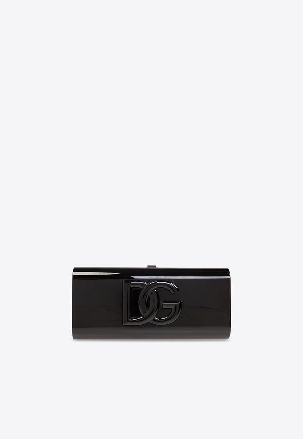 Dolce & Gabbana DG Logo Box Clutch Black BB7622 AU640-80999