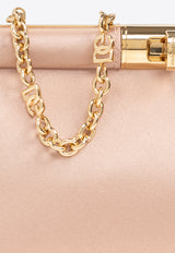 Dolce & Gabbana Small Marlene Satin Clutch Beige BB7635 A7630-8H056