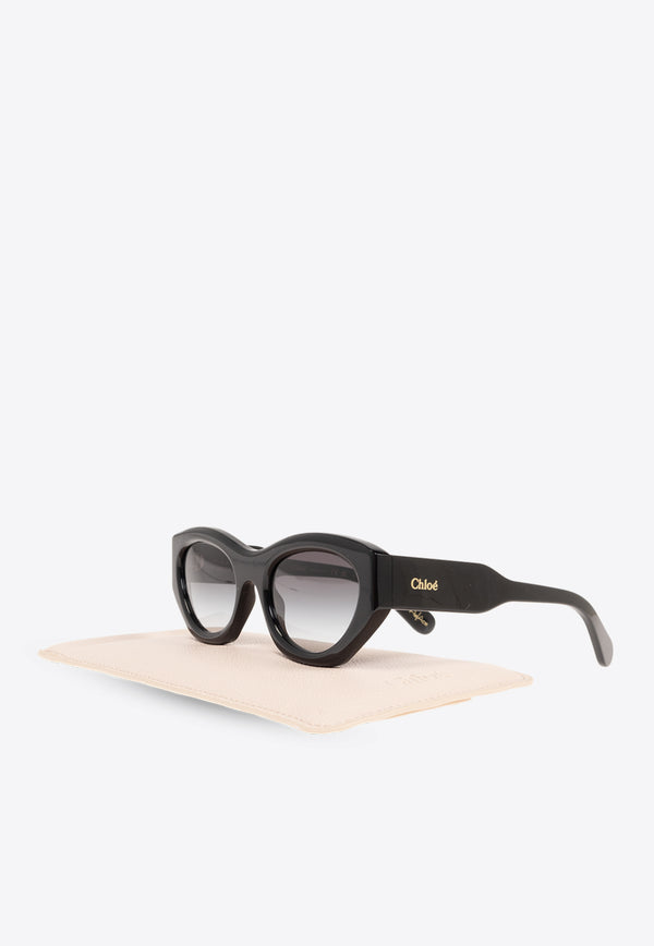 Chloé Gayia Round Sunglasses Gray CH0220S 0-001
