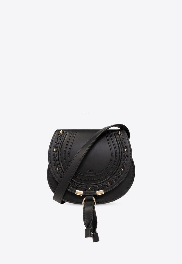 Chloé Small Marcie Shoulder Bag Black CHC24US680 N17-001