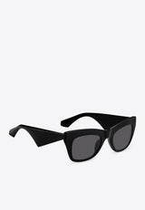 Etro Tailoring Cat-Eye Sunglasses Gray ETRO 0004 G S 0-807 BLACK