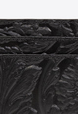 Versace Medusa Barocco Leather Cardholder Black DPN2467 1A10637-1B00E