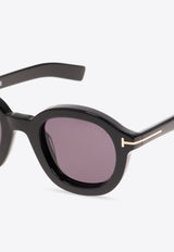 Tom Ford Raffa Round Sunglasses FT1100 0-4601A