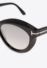 Tom Ford Toni Oval Sunglasses FT1111 0-5501C