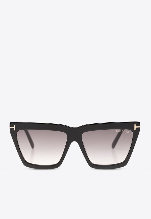 Tom Ford Eden Square Sunglasses FT1110 0-5601B