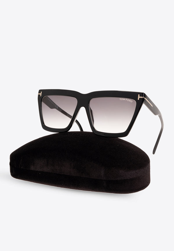 Tom Ford Eden Square Sunglasses FT1110 0-5601B