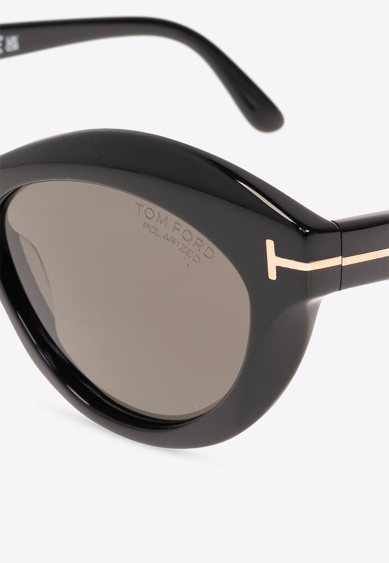 Tom Ford Toni Oval Sunglasses FT1111 0-5501D