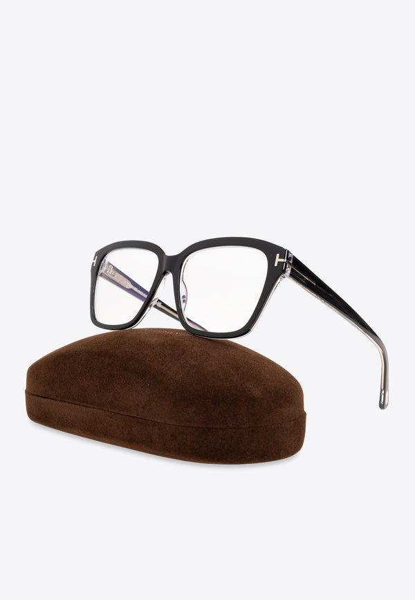 Tom Ford Square Optical Glasses FT5955-B 0-54003