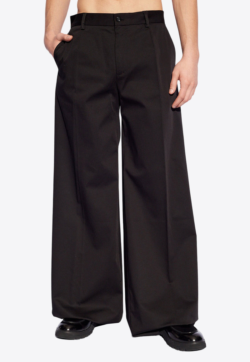 Dolce & Gabbana Wide-Leg Tailored Pants Black GVKXHT FUFKO-N0000