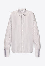 Dolce & Gabbana Oversize Pinstripe Shirt White G5LU6T FR5ZP-S8051