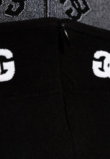 Dolce & Gabbana DG Logo Bralette Top Black FXT05T JAIK3-N0004