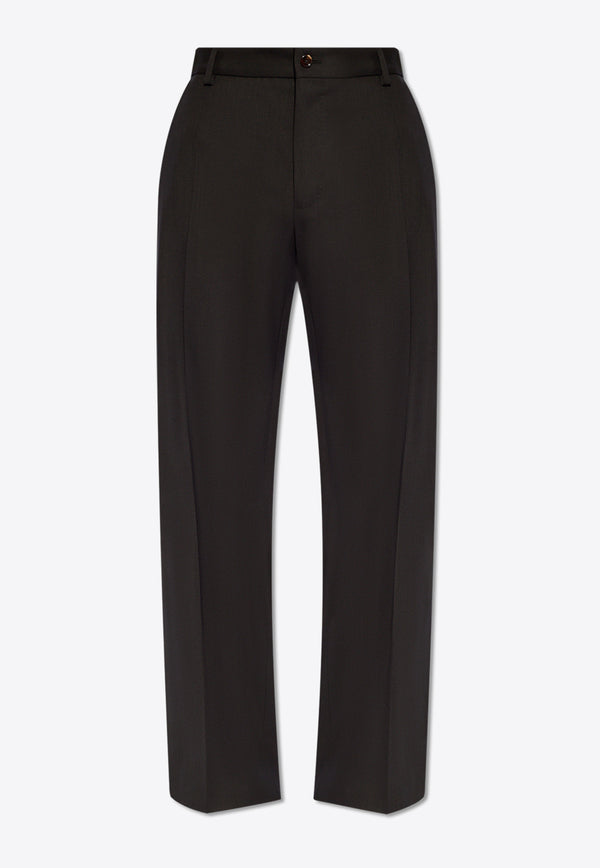 Dolce & Gabbana Straight-Leg Wool Pants Gray GYZMHT GH864-M1348
