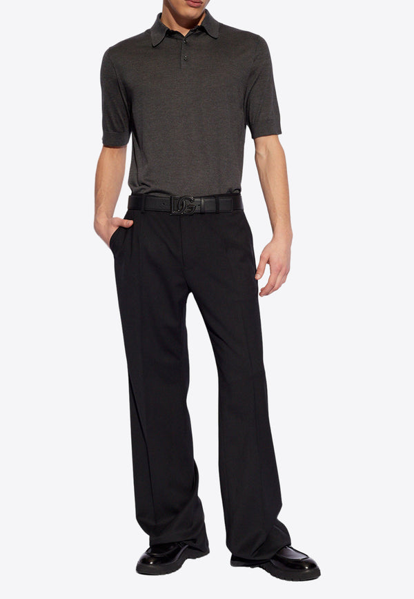 Dolce & Gabbana Straight-Leg Wool Pants Gray GYZMHT GH864-M1348