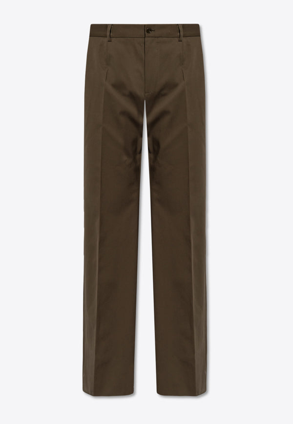 Dolce & Gabbana Straight-Leg Chino Pants Green GP01PT FU60L-M3927