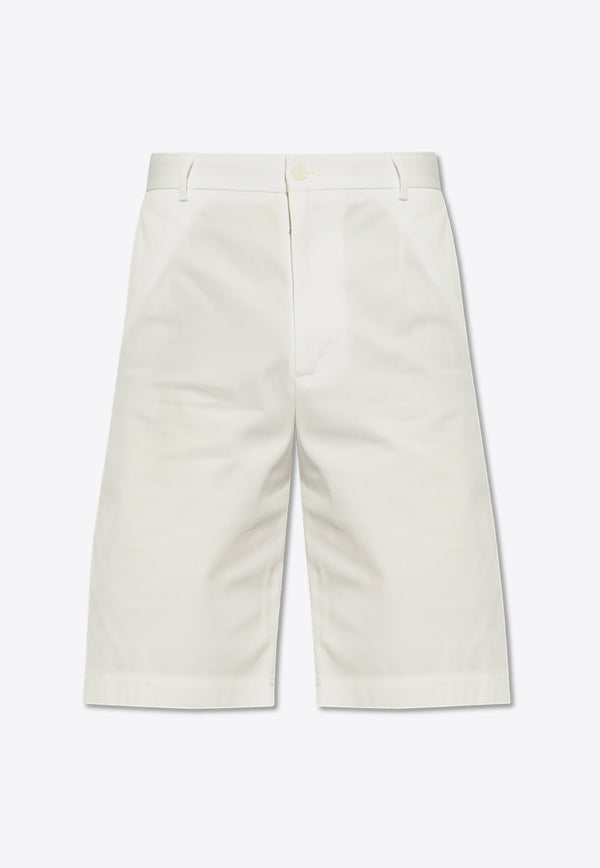 Dolce & Gabbana Logo Patch Bermuda Shorts White GVC4HT FUFMJ-W0111