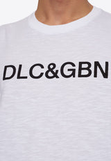 Dolce & Gabbana Logo Print Crewneck T-shirt White G8PN9T G7M8F-W0800