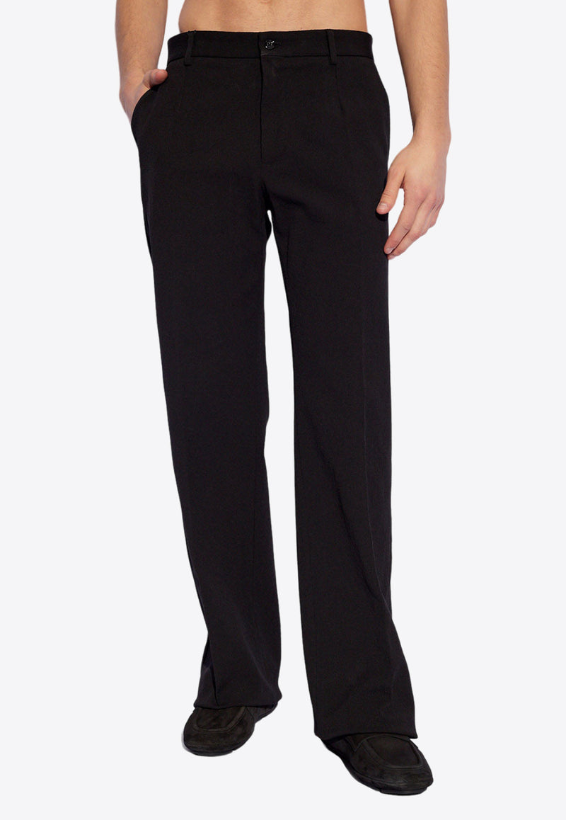 Dolce & Gabbana Straight-Leg Tailored Pants Black GP06GT FU9AT-N0000