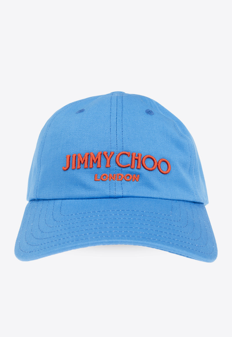 Jimmy Choo Pacifico Embroidered Baseball Cap Blue PACIFICO A840-A330 SKY PAPRIKA