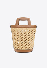 Etro Coffa Raffia-Woven Bucket Bag Brown WP1E0002 AU025-Y0412