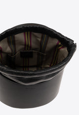 Etro Medium Saturno Leather Bucket Bag Black WP1E0003 AU021-N0000