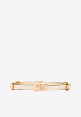 Tory Burch Eleanor Leather Bracelet Gold 147235 0-703