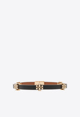 Tory Burch Eleanor Leather Bracelet Black 150575 0-960