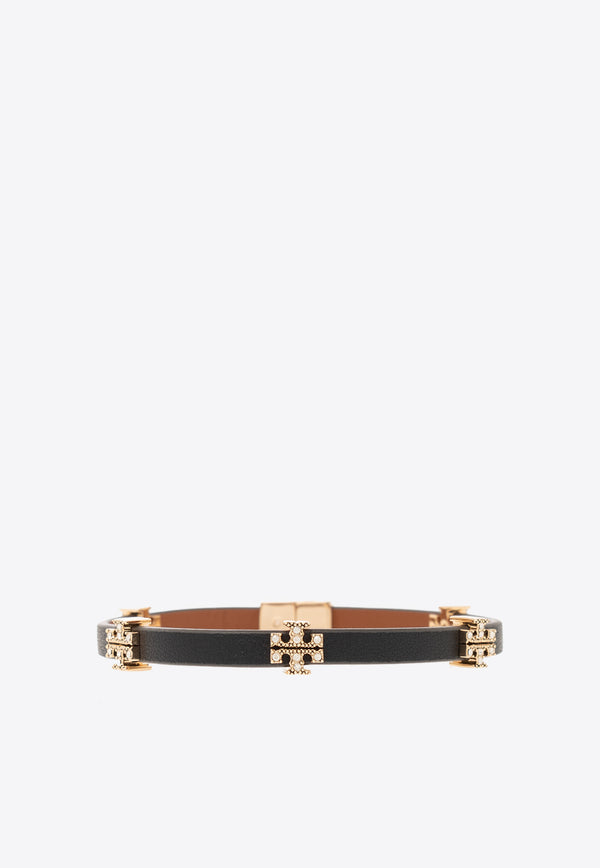 Tory Burch Eleanor Leather Bracelet Black 150575 0-960