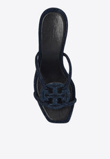 Tory Burch Miller Bombe 65 Crystal Embellished Mules Navy 152178 0-430