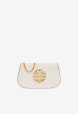 Tory Burch Reva Leather Chain Clutch Ivory 152250 0-104