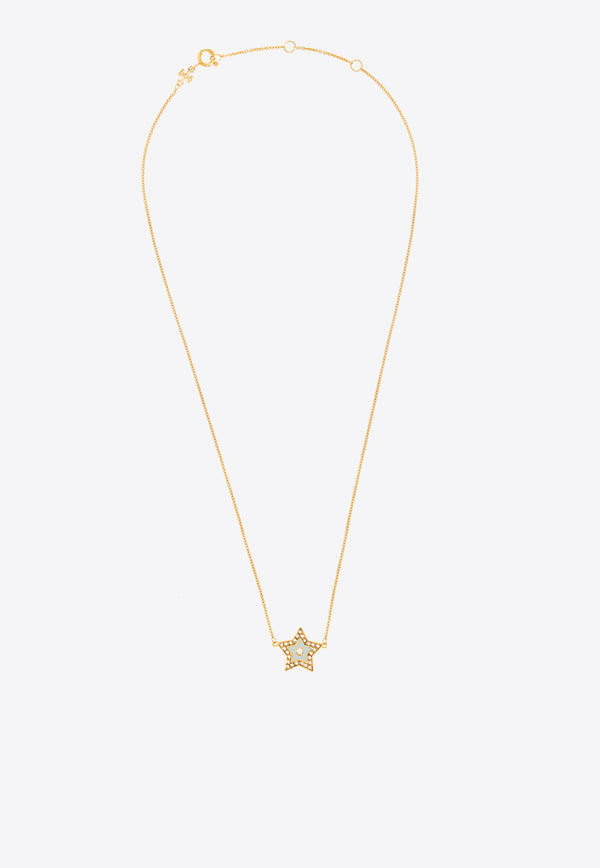 Tory Burch Kira Star Chain Necklace Gold 153660 0-020