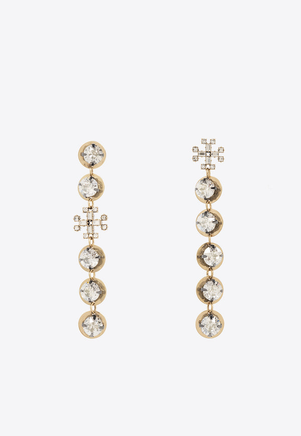 Tory Burch Asymmetrical Drop Earrings Gold 153695 0-700