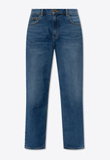 Tory Burch Flared Cropped Jeans Blue 157571 0-419